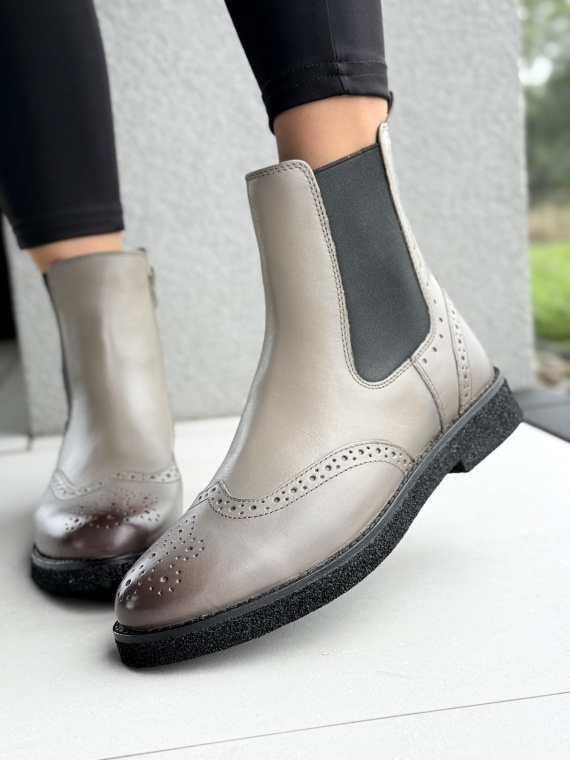 Klasyczne sztyblety ze skóry naturalnej