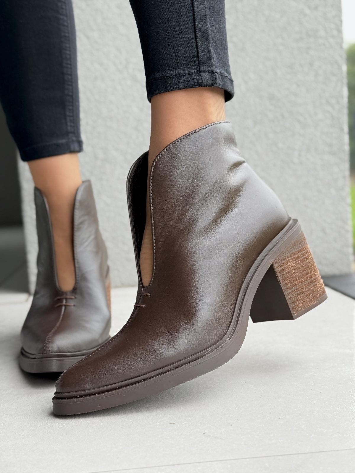 Stylowe Kowbojki OLEKSY ze Skóry Naturalnej Polskiej produkcji