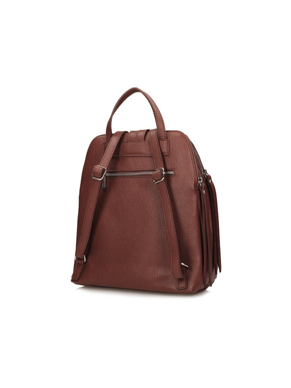 Plecak damski ze skóry naturalnej