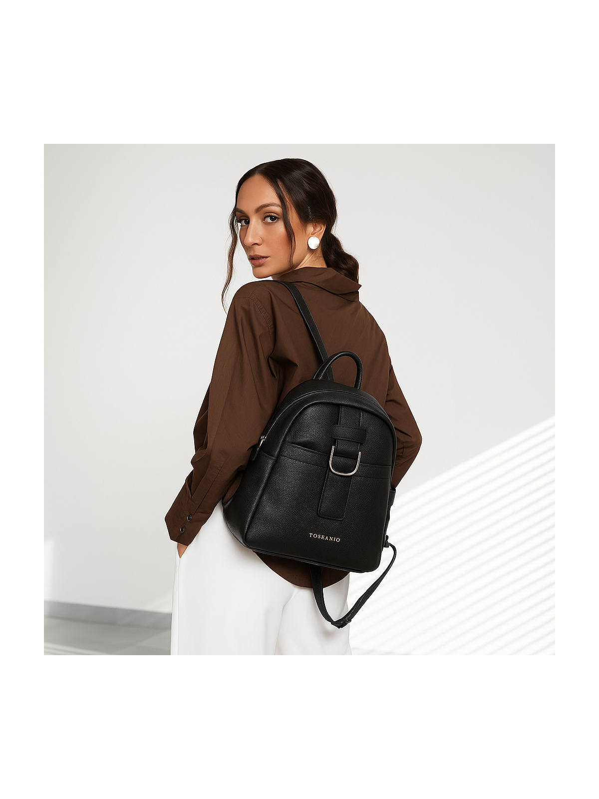 Plecak damski ze skóry naturalnej