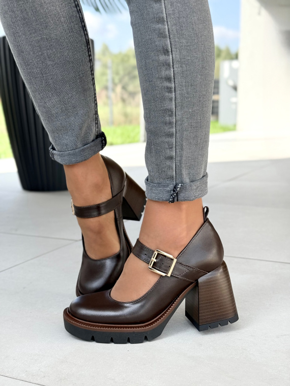 Eleganckie półbuty OLEKSY ze skóry naturalnej – Polskiej produkcji