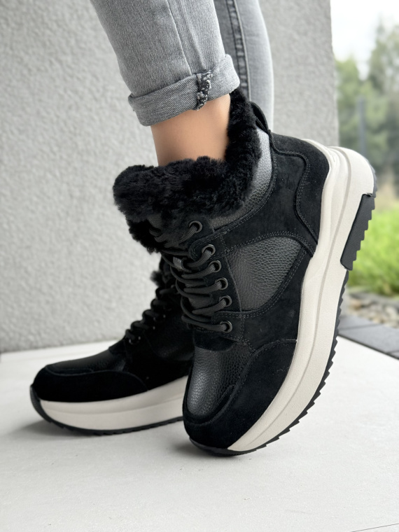 Skórzane sneakersy z futerkiem – połączenie stylu i wygody