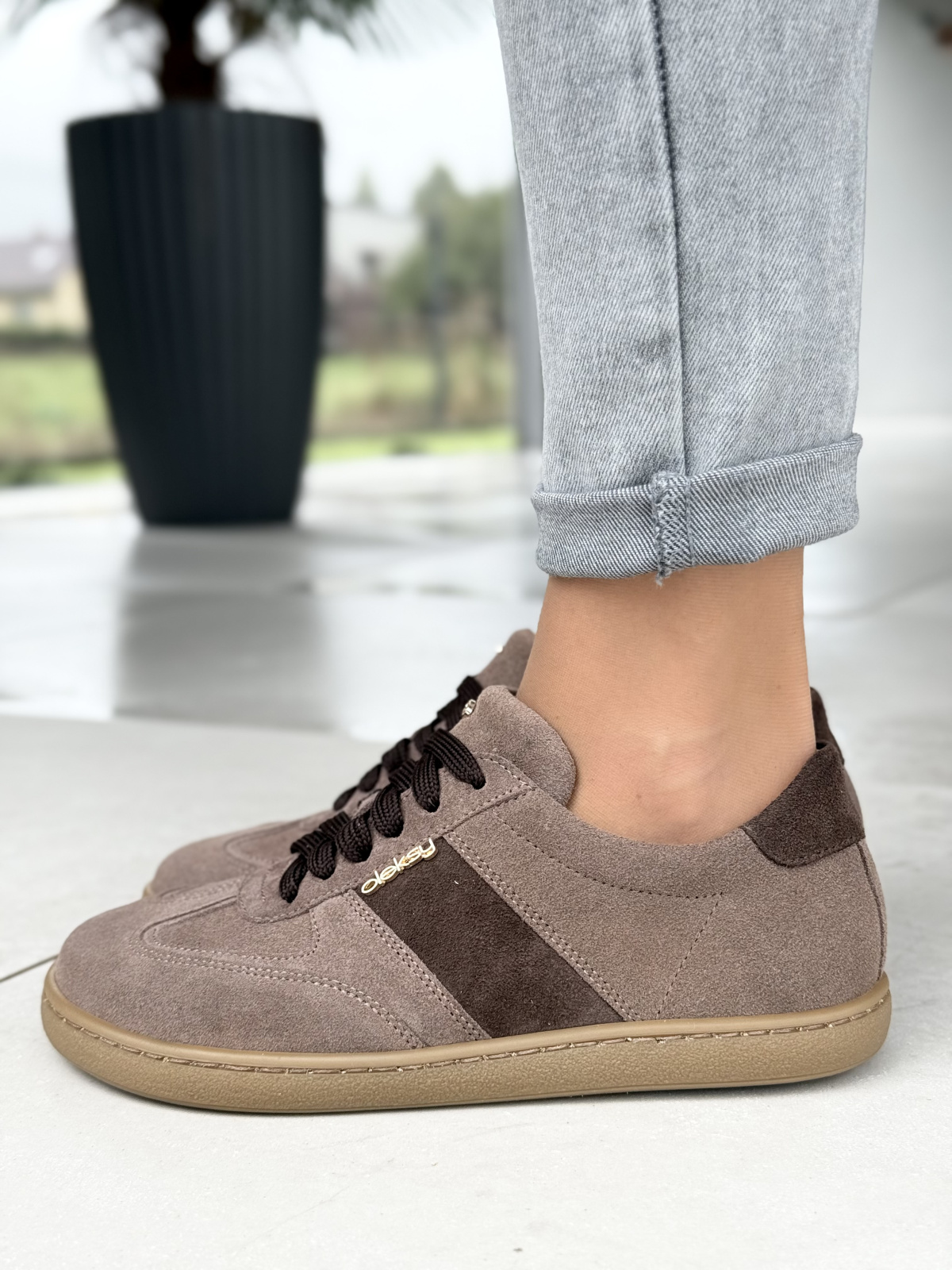 Polskie Sneakersy OLEKSY z naturalnej skóry – komfort w stylu barefoot