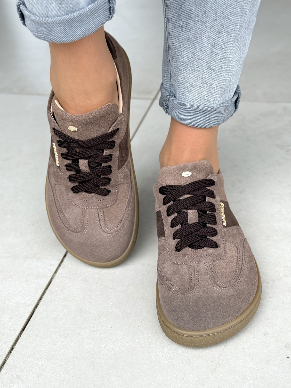 Polskie Sneakersy OLEKSY z naturalnej skóry – komfort w stylu barefoot