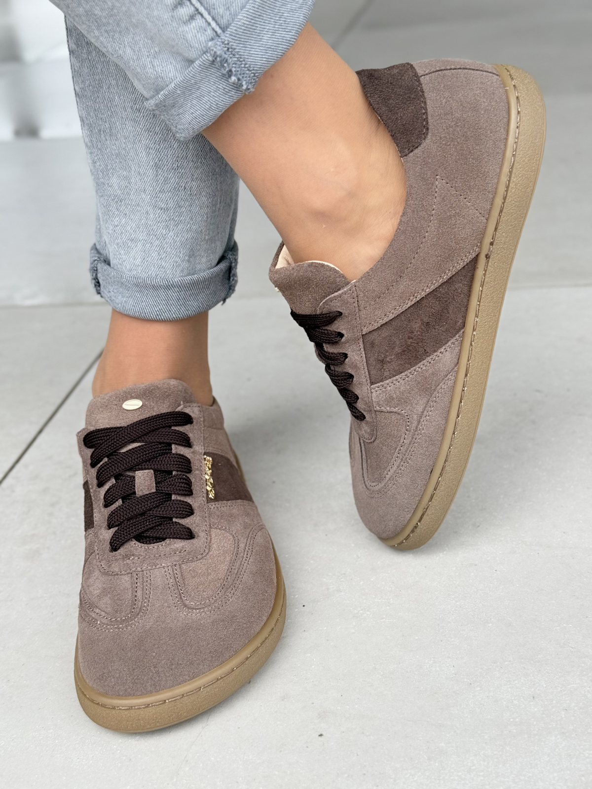 Polskie Sneakersy OLEKSY z naturalnej skóry – komfort w stylu barefoot