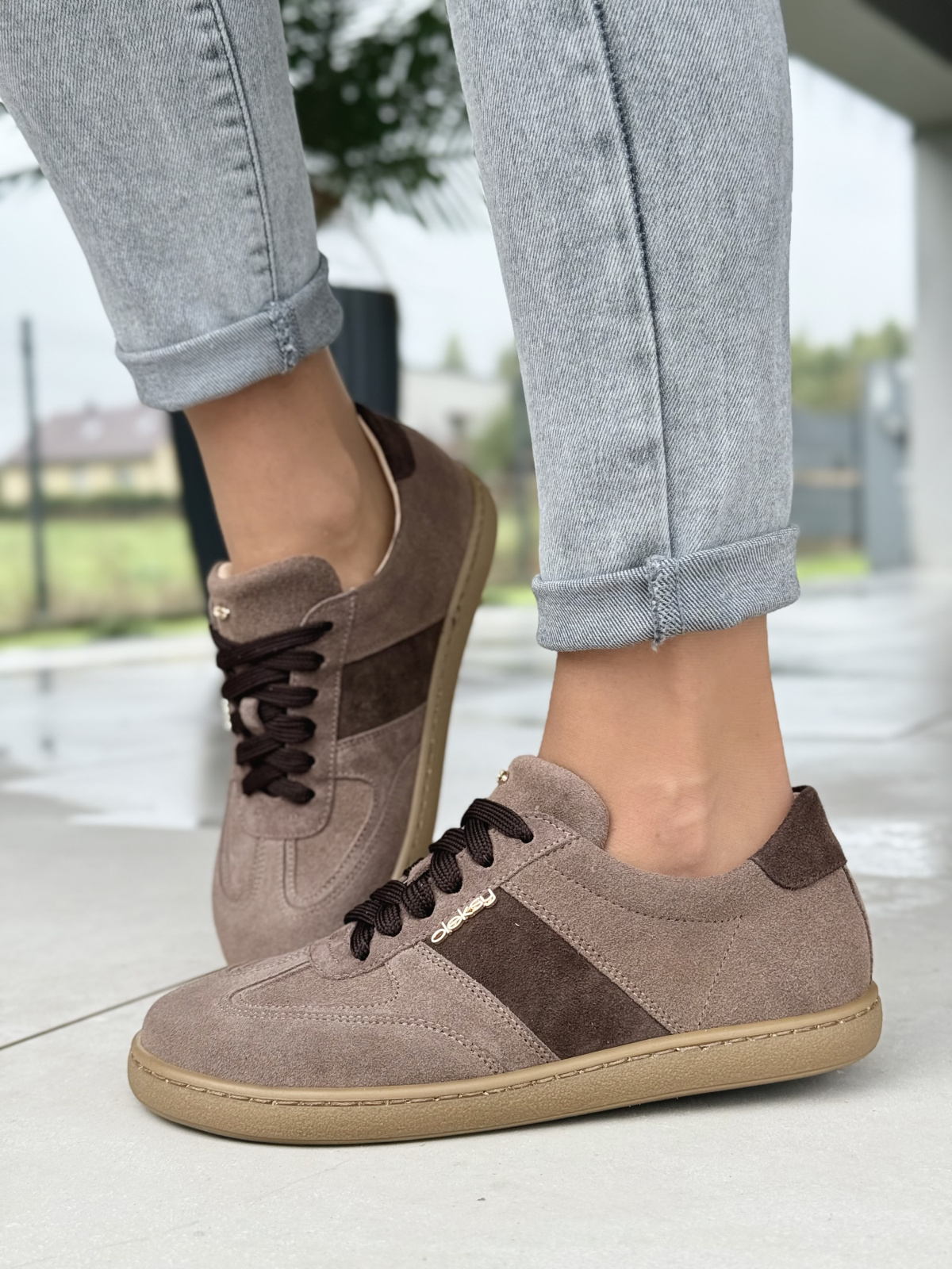 Polskie Sneakersy OLEKSY z naturalnej skóry – komfort w stylu barefoot