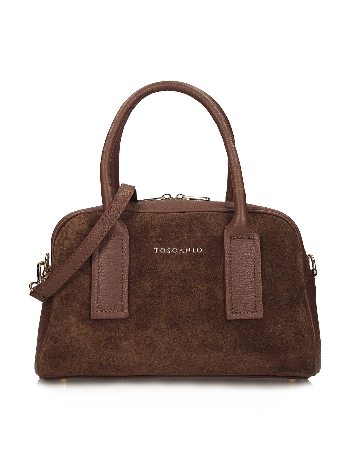 Brązowa torebka damska ze skóry naturalnej