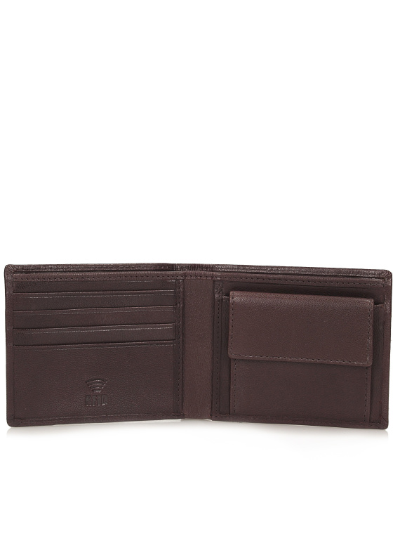 Klasyczny portfel męski ze skóry naturalnej