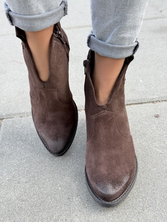 Kowbojki damskie ze skóry naturalnej Polskiej produkcji