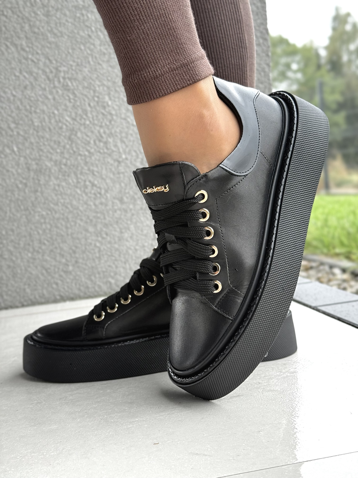 Skórzane sneakersy OLEKSY | Polska jakość, kobiecy styl