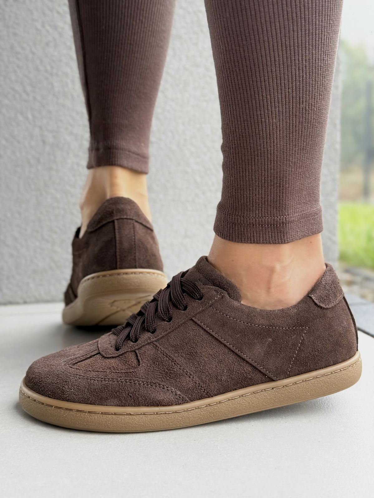 Sneakersy OLEKSY z naturalnej skóry – komfort w stylu barefoot, Made in Poland