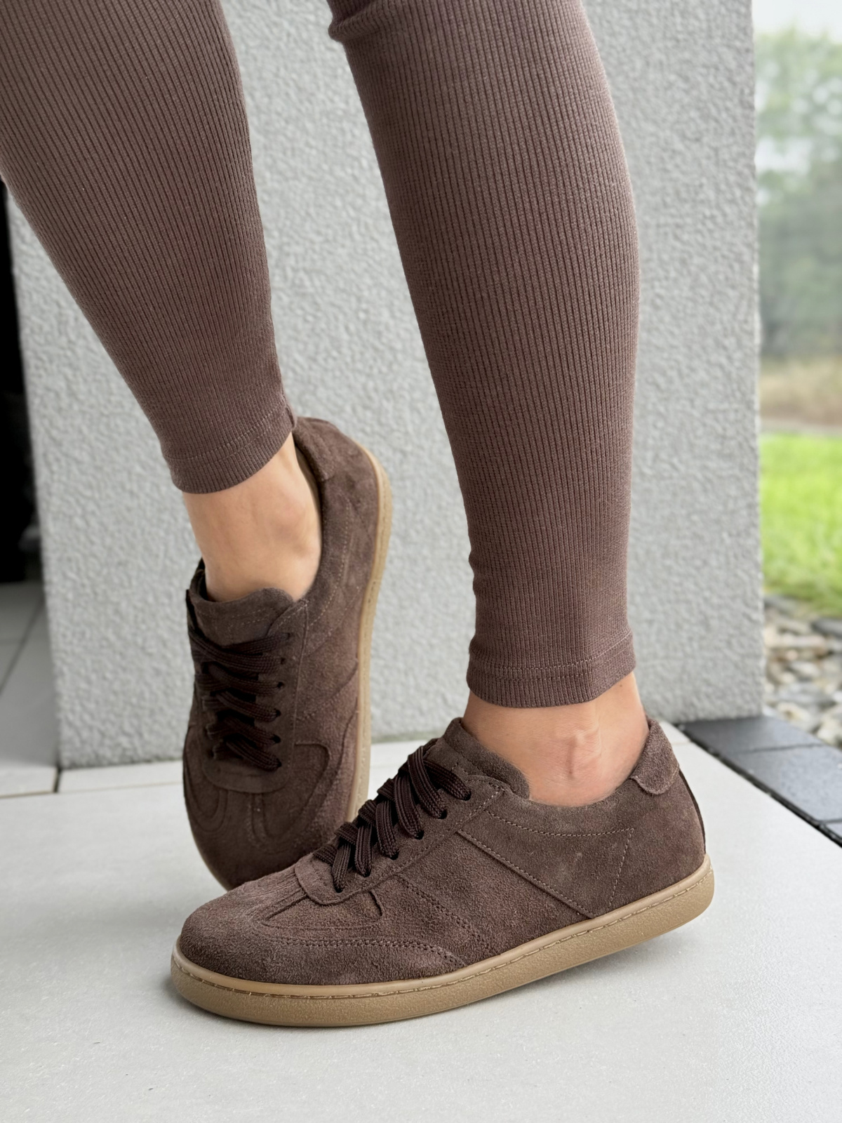 Sneakersy OLEKSY z naturalnej skóry – komfort w stylu barefoot, Made in Poland