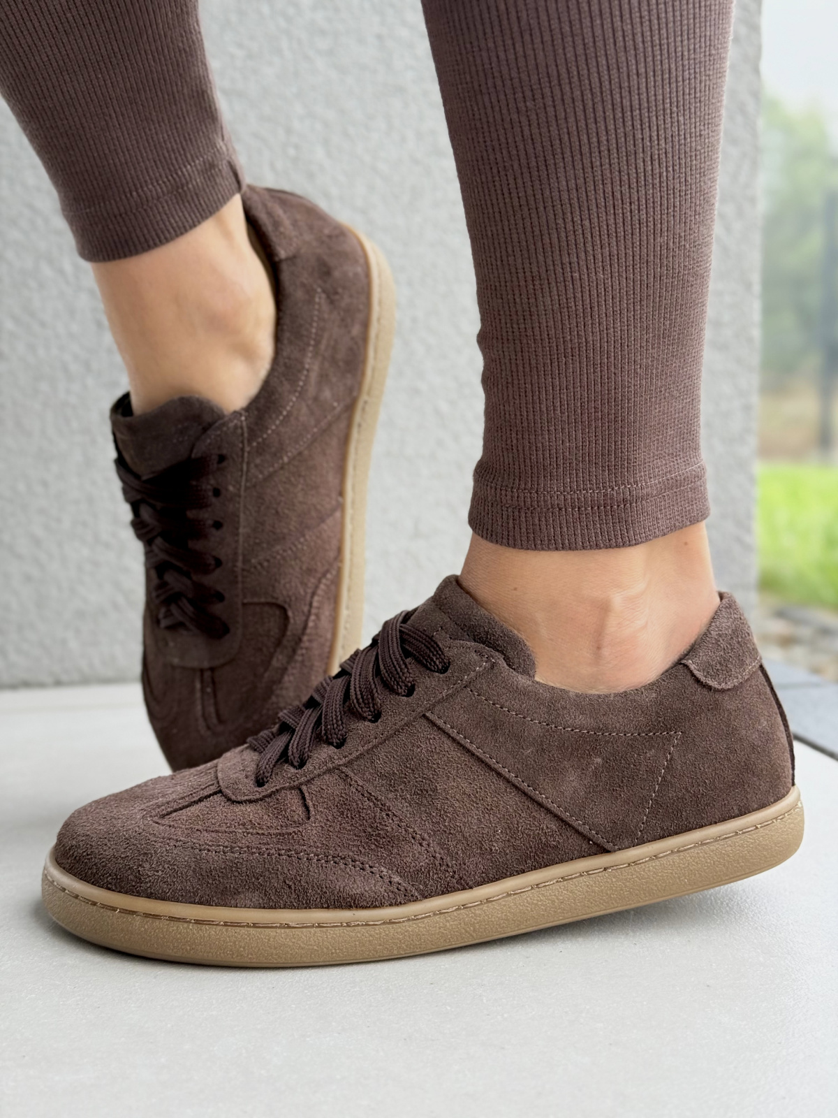 Sneakersy OLEKSY z naturalnej skóry – komfort w stylu barefoot, Made in Poland