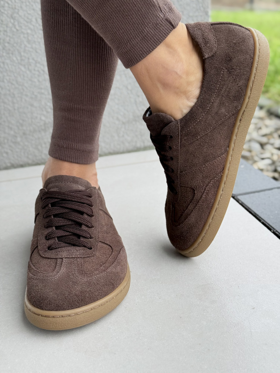 Sneakersy OLEKSY z naturalnej skóry – komfort w stylu barefoot, Made in Poland