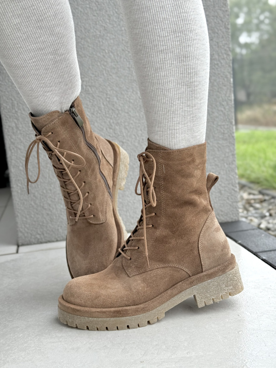 Botki OLEKSY z naturalnej skóry – elegancja w każdym kroku