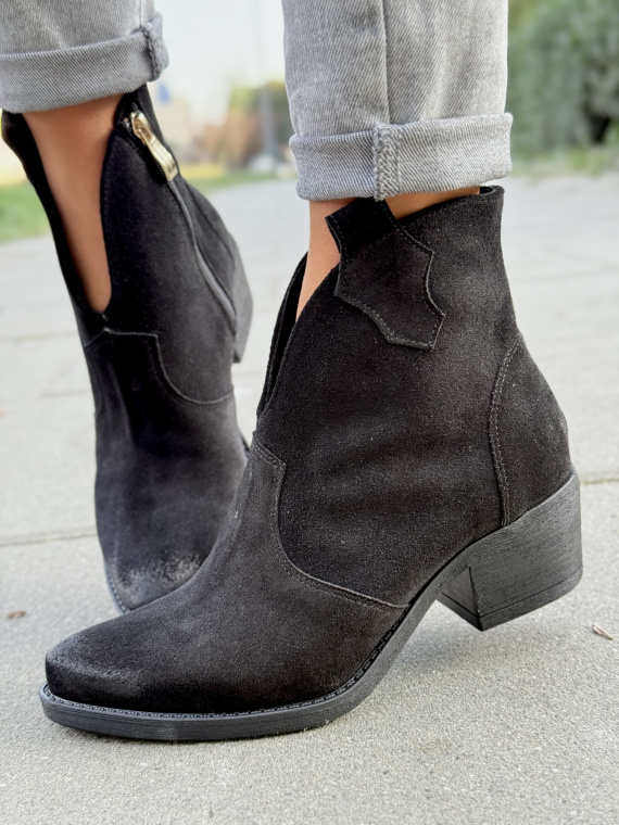 Kowbojki OLEKSY z naturalnej skóry polskiej produkcji