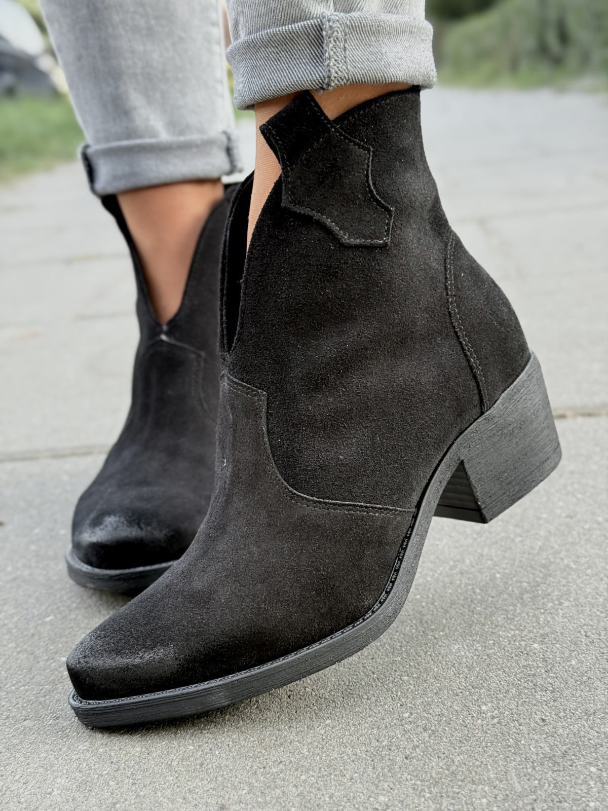 Kowbojki OLEKSY z naturalnej skóry polskiej produkcji