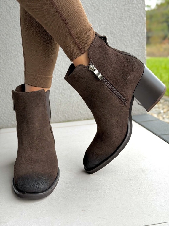 Botki OLEKSY ze skóry naturalnej Polskiej produkcji