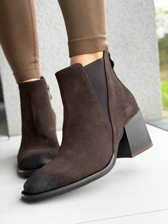 Botki OLEKSY ze skóry naturalnej Polskiej produkcji