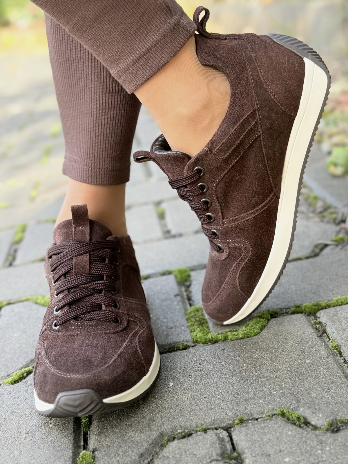 OLEKSY – damskie sneakersy ze skóry naturalnej Polskiej produkcji