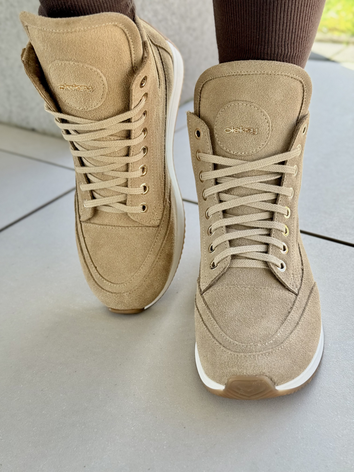 Naturalna skóra, polska jakość – sneakersy OLEKSY