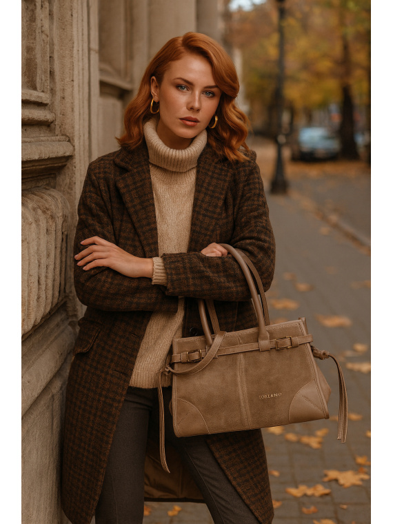 Torebka damska ze skóry naturalnej