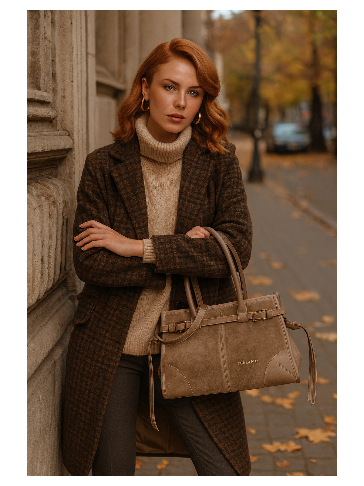 Torebka damska ze skóry naturalnej