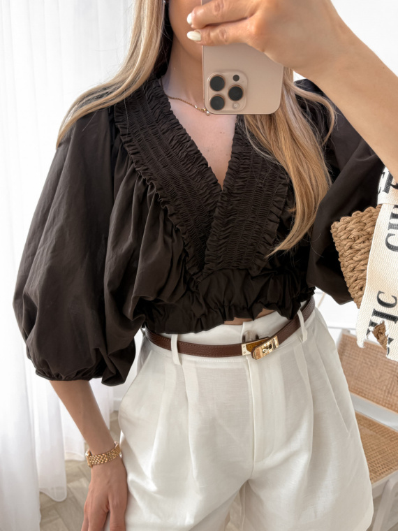 Pasek damski ze skóry naturalnej