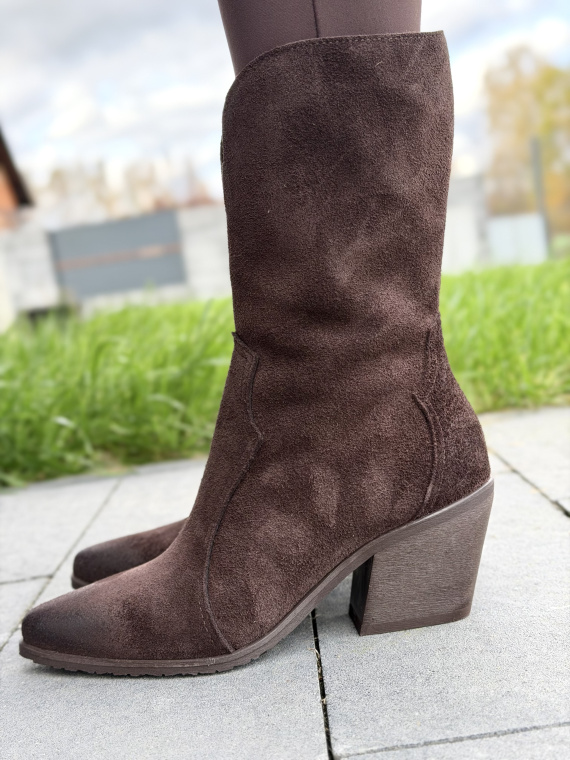 OLEKSY Natural Leather – kobiece kowbojki szyte w Polsce