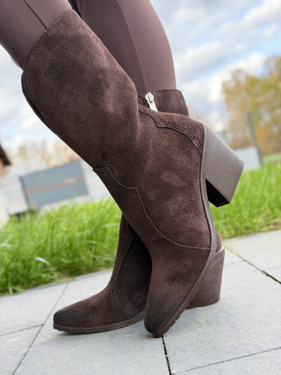 OLEKSY Natural Leather – kobiece kowbojki szyte w Polsce