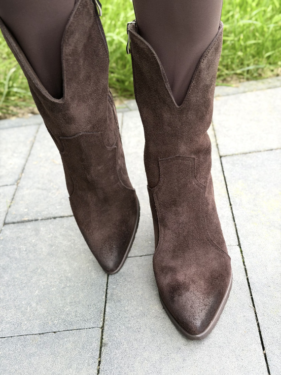 OLEKSY Natural Leather – kobiece kowbojki szyte w Polsce