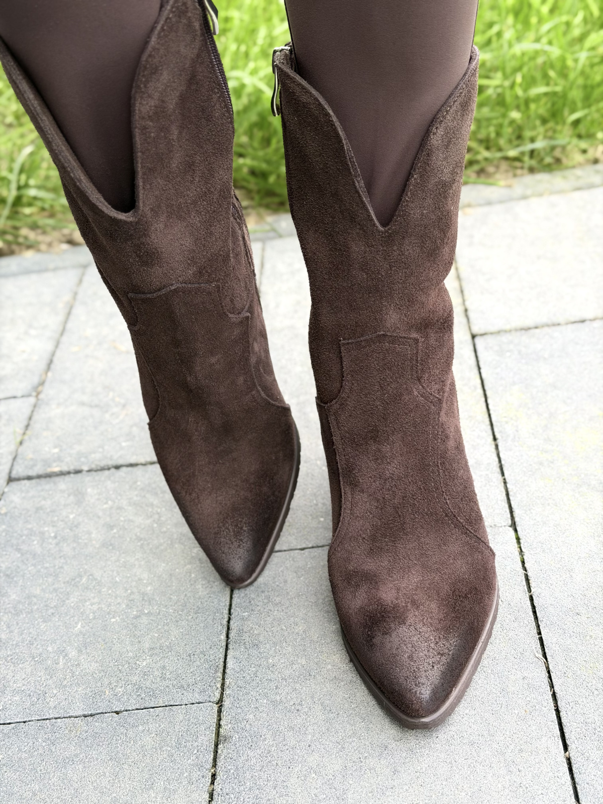 OLEKSY Natural Leather – kobiece kowbojki szyte w Polsce