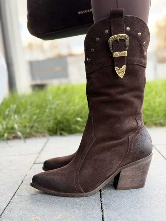 Skórzane kowbojki OLEKSY – stworzony w Polsce luksus na co dzień