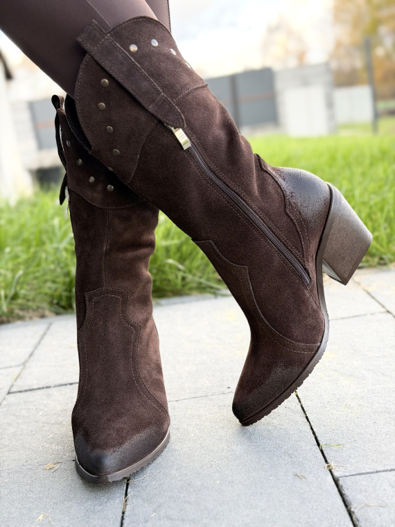 Skórzane kowbojki OLEKSY – stworzony w Polsce luksus na co dzień