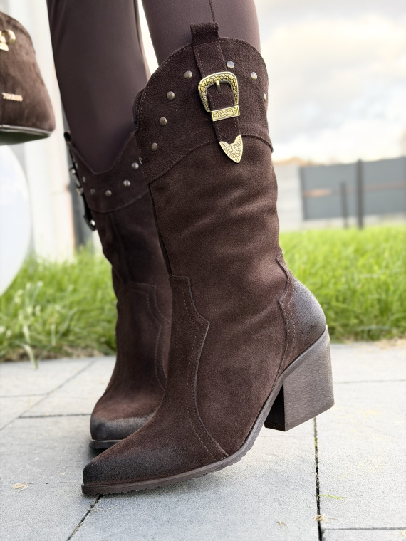 Skórzane kowbojki OLEKSY – stworzony w Polsce luksus na co dzień