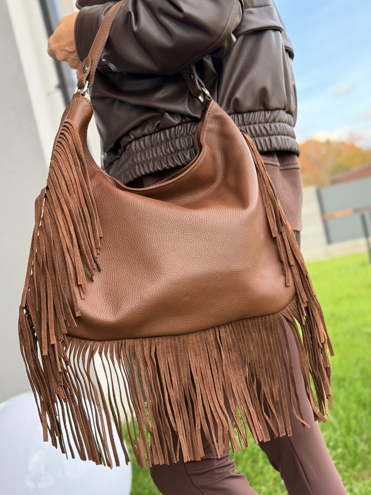 Torebka damska ze skóry naturalnej