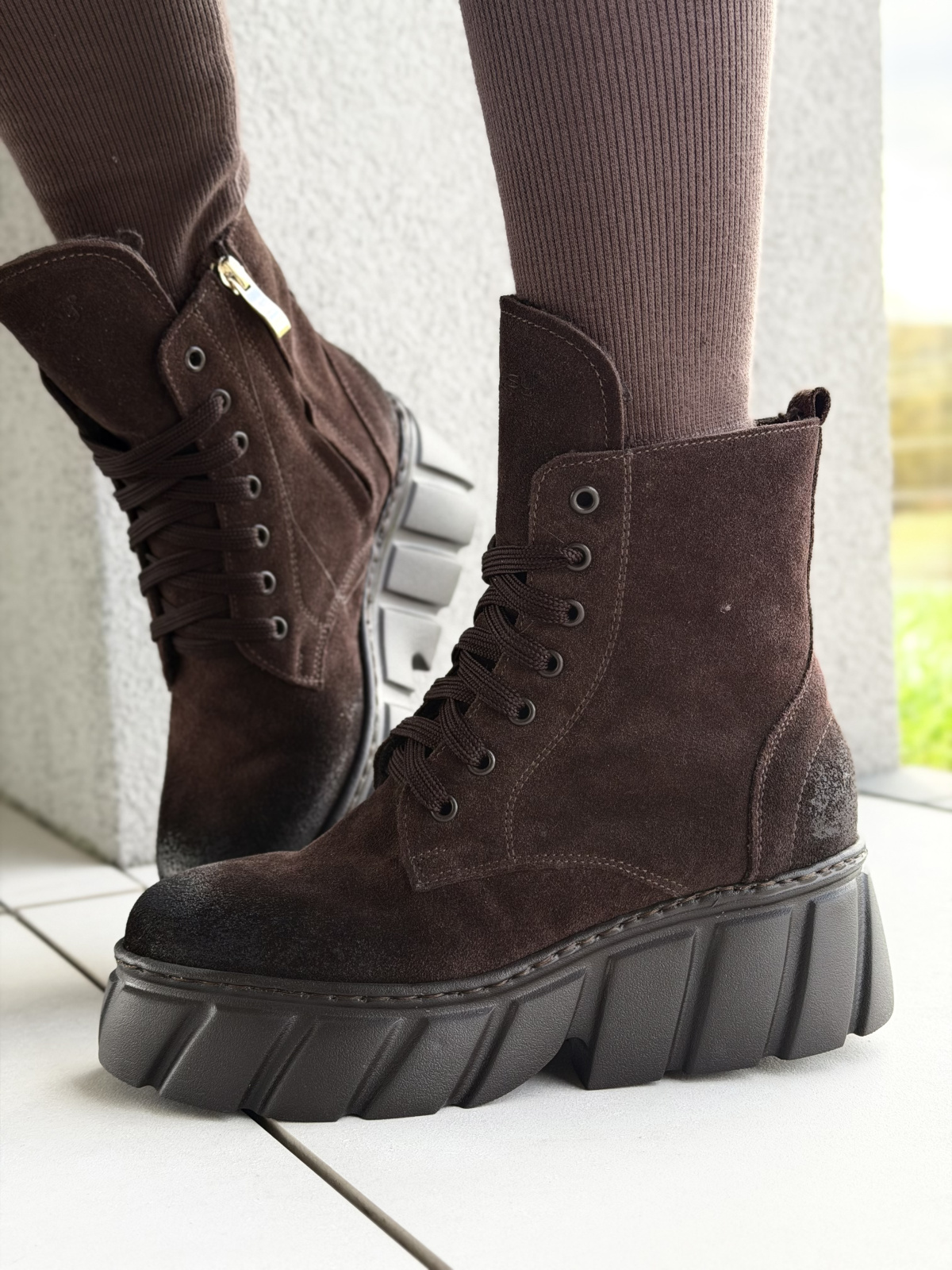 Botki damskie ze skóry naturalnej Polskiej produkcji