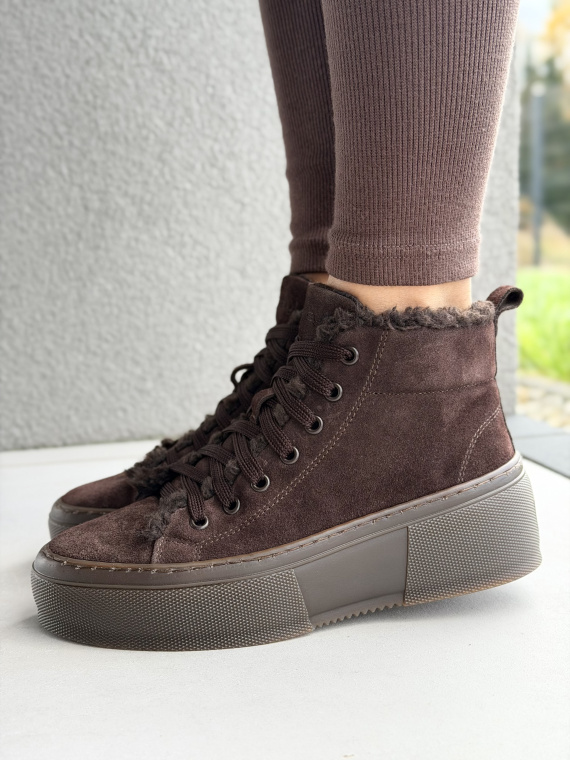 Sneakersy damskie ze skóry naturalnej Polskiej produkcji