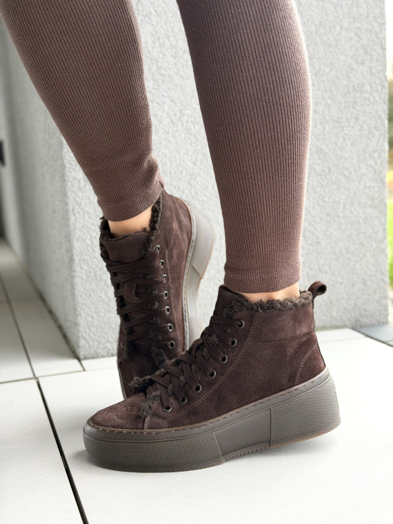 Sneakersy damskie ze skóry naturalnej Polskiej produkcji