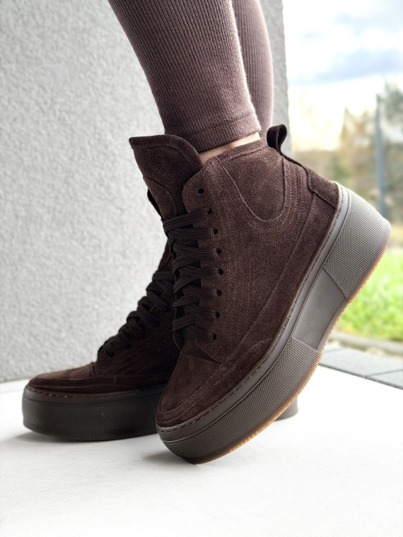 Sneakersy damskie ze skóry naturalnej Polskiej produkcji