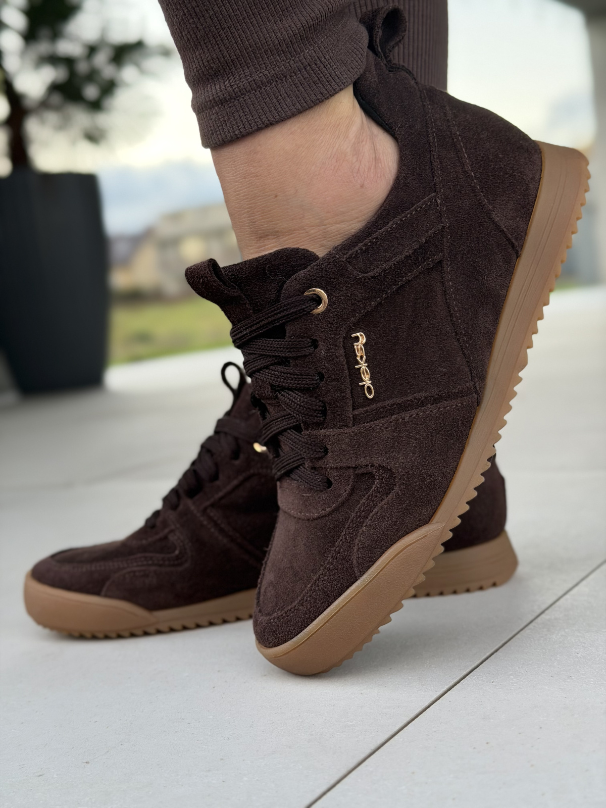 Sneakersy damskie ze skóry naturalnej Polskiej Produkcji