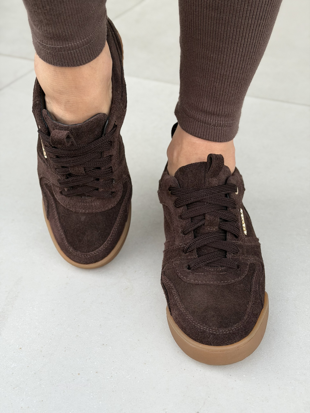 Sneakersy damskie ze skóry naturalnej Polskiej Produkcji