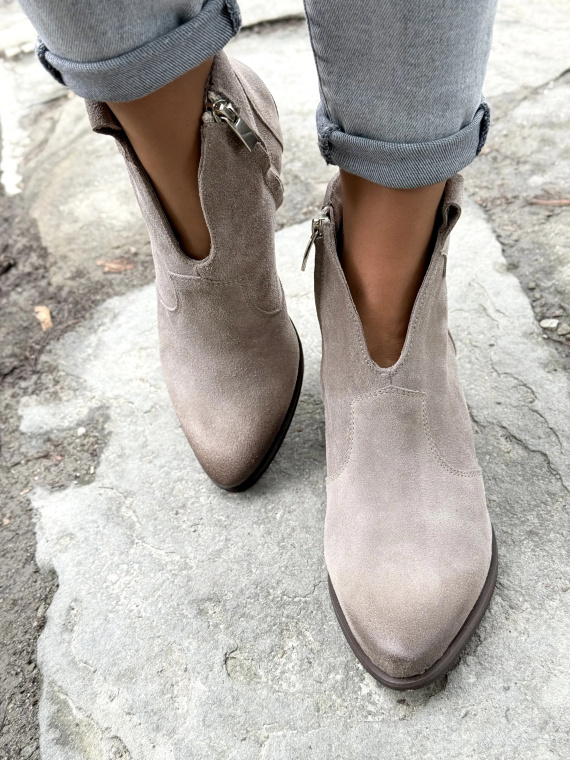 Kowbojki damskie OLEKSY ze skóry naturalnej Polskiej produkcji