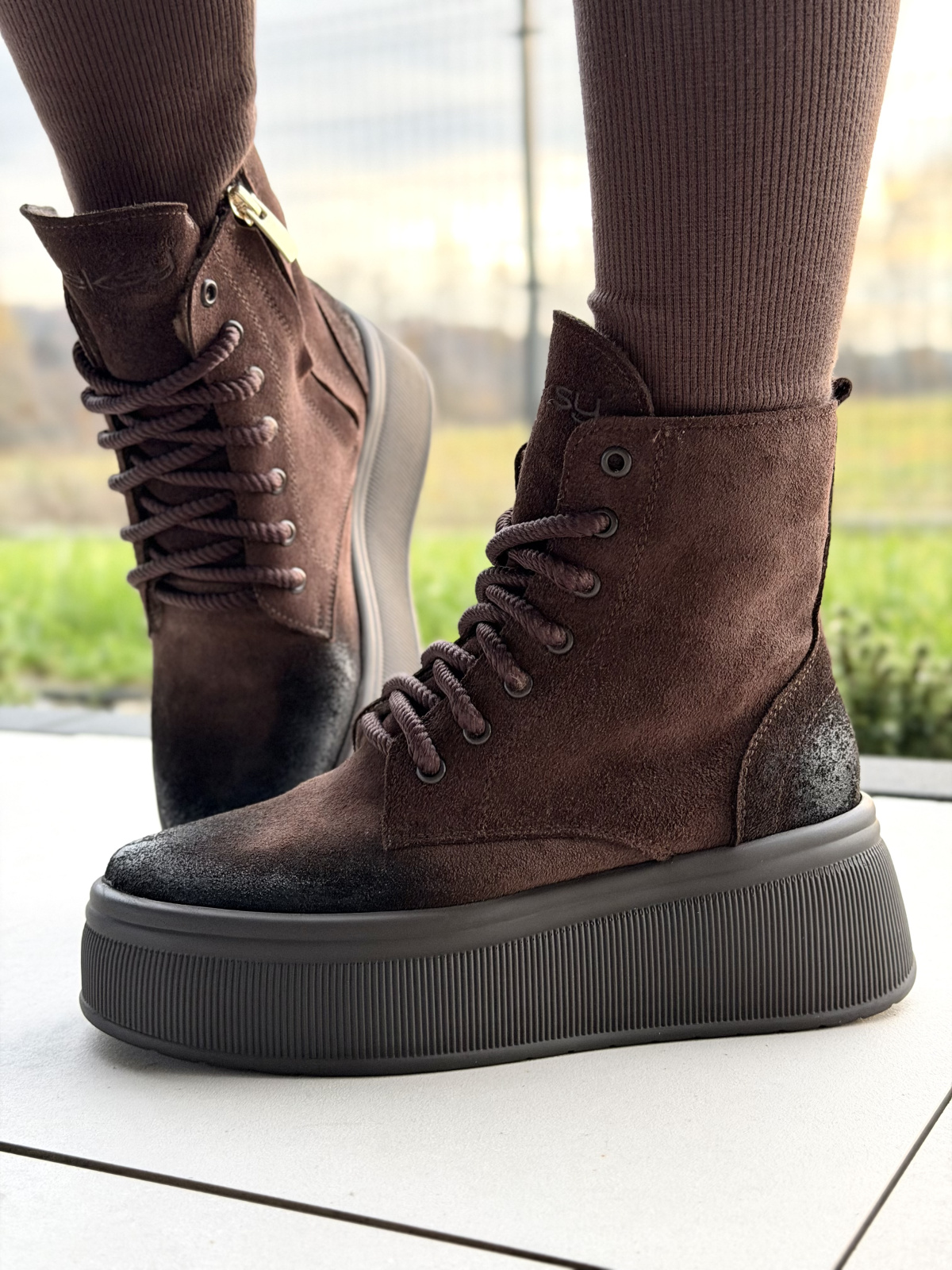 Botki damskie ze skóry naturalnej Polskiej produkcji