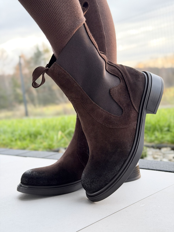 Botki OLEKSY ze skóry naturalnej – Polskiej produkcji