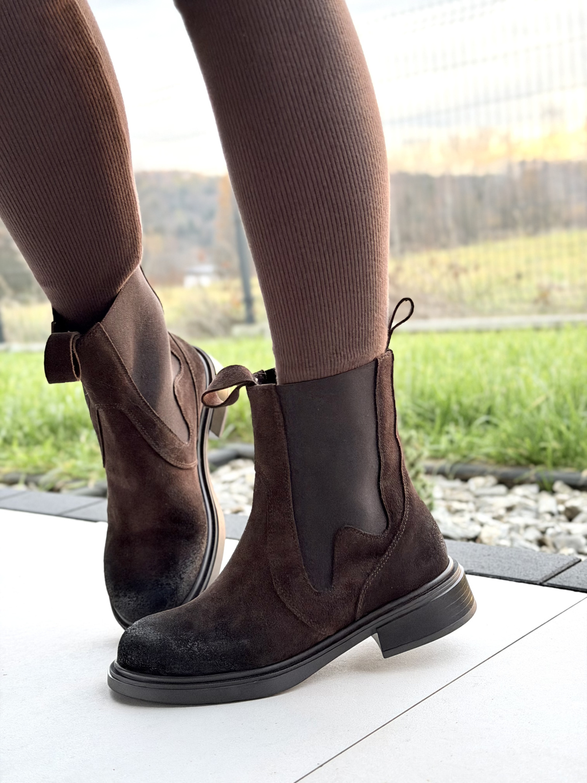 Botki OLEKSY ze skóry naturalnej – Polskiej produkcji