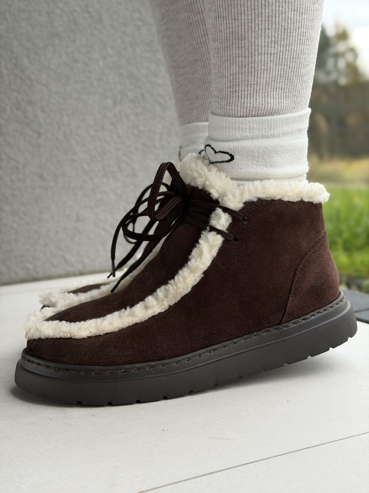 Śniegowce OLEKSY ze skóry naturalnej Polskiej produkcji