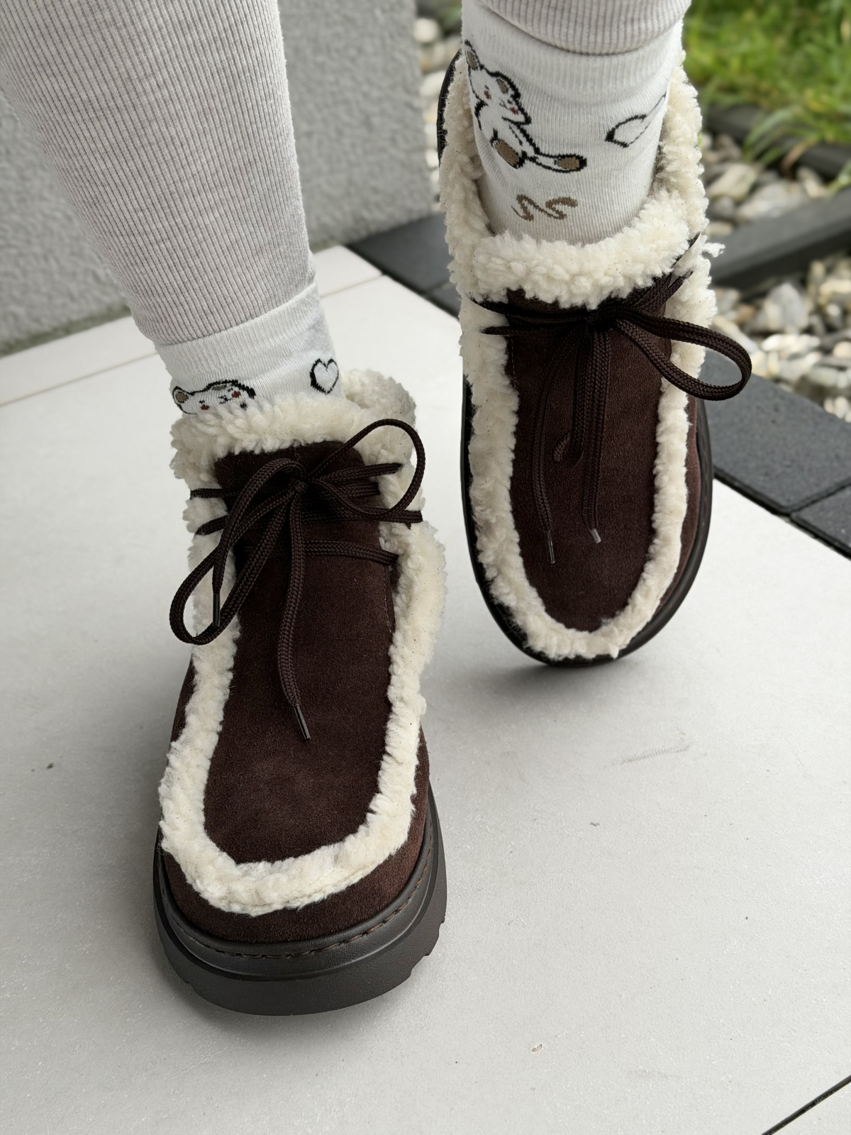 Śniegowce OLEKSY ze skóry naturalnej Polskiej produkcji