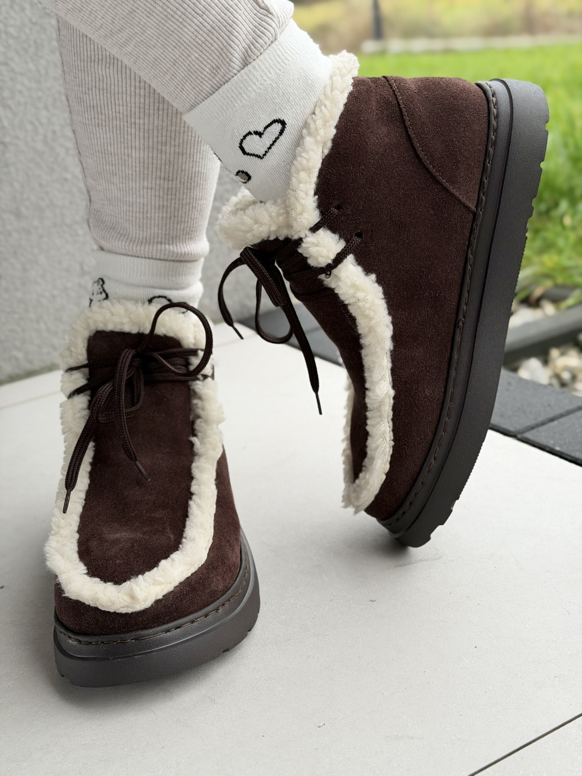 Śniegowce OLEKSY ze skóry naturalnej Polskiej produkcji