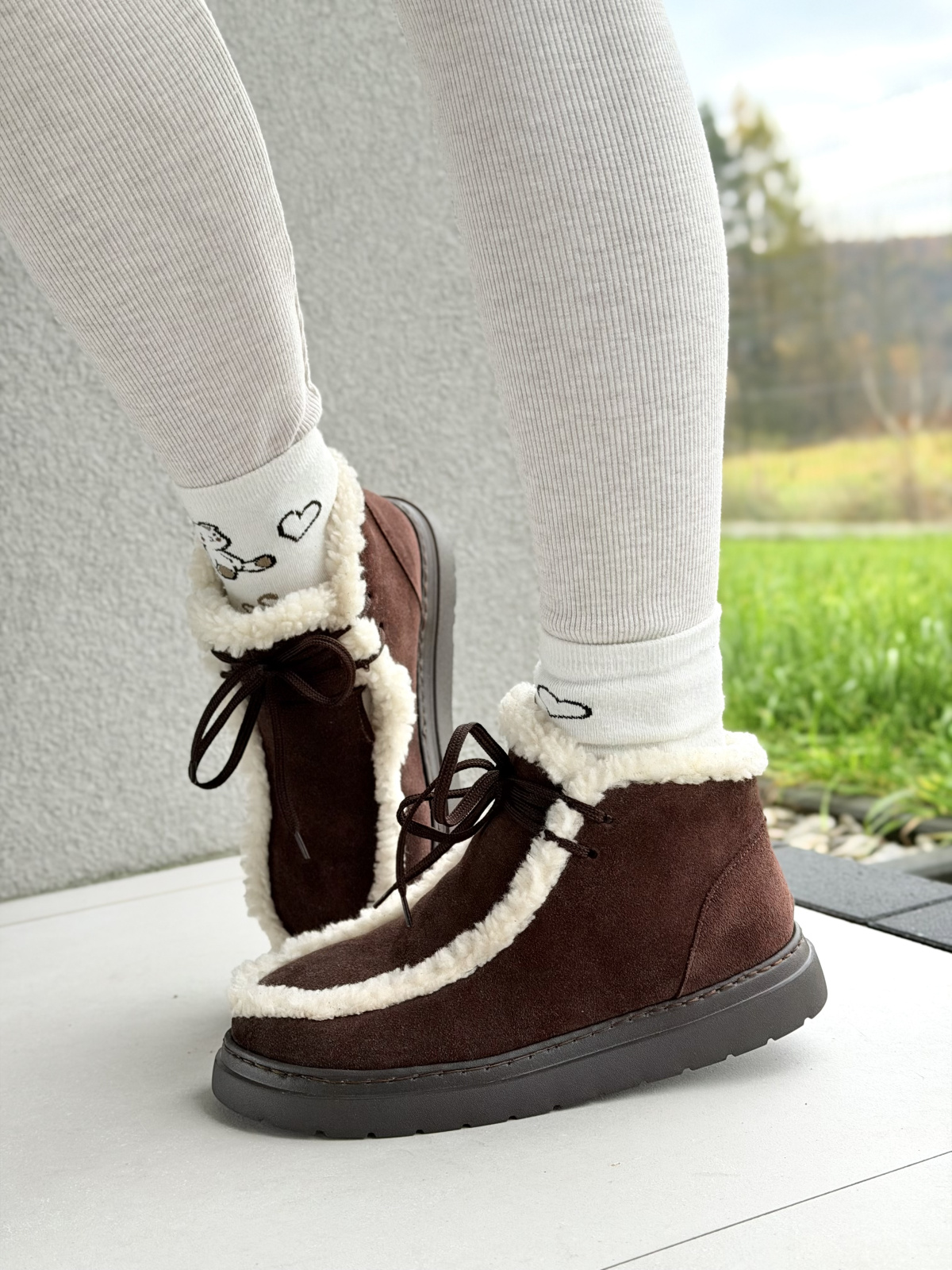 Śniegowce OLEKSY ze skóry naturalnej Polskiej produkcji